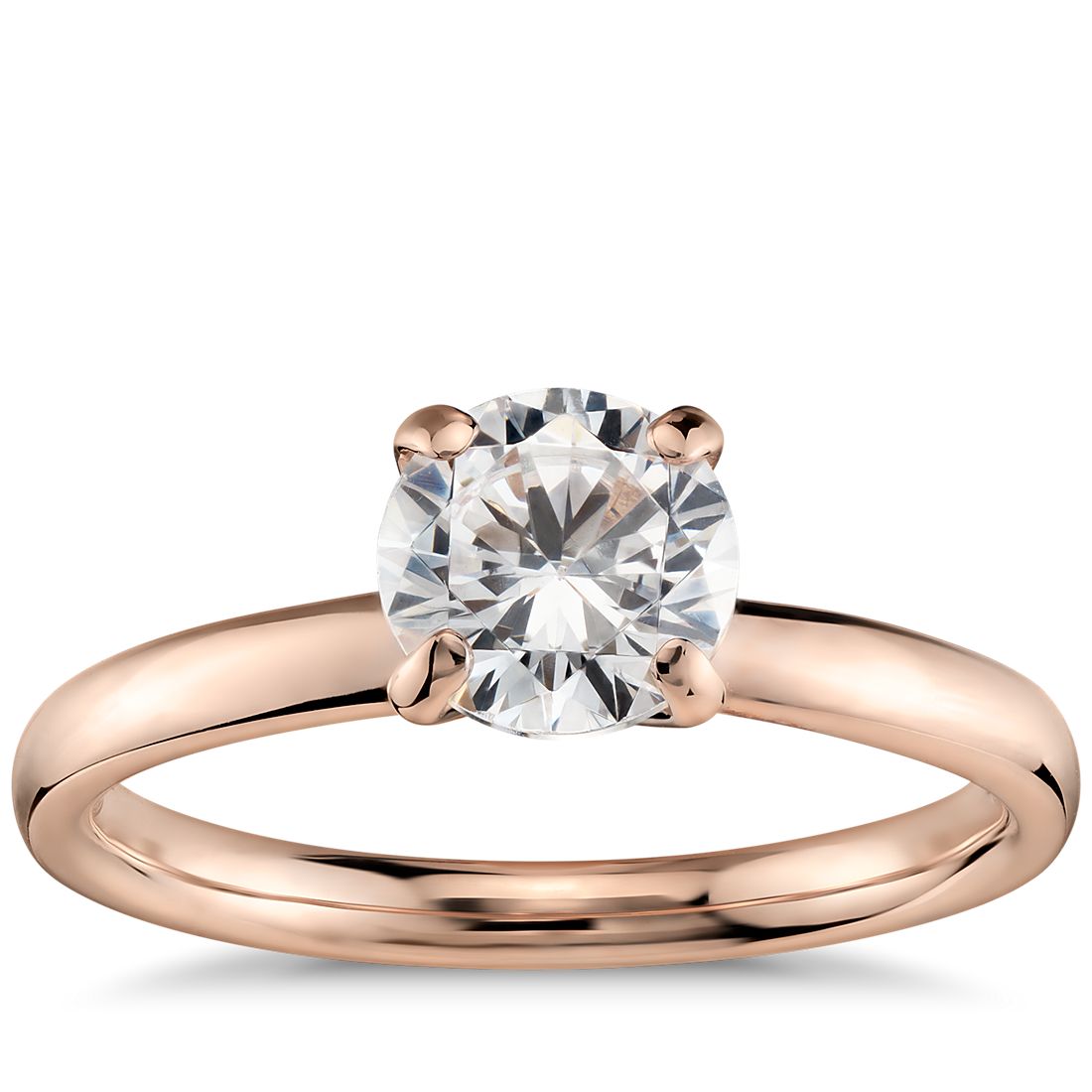 Monique Lhuillier Amour Solitaire Engagement Ring in 18k Monique Lhuillier Amour Solitaire Engagement Ring in 18k